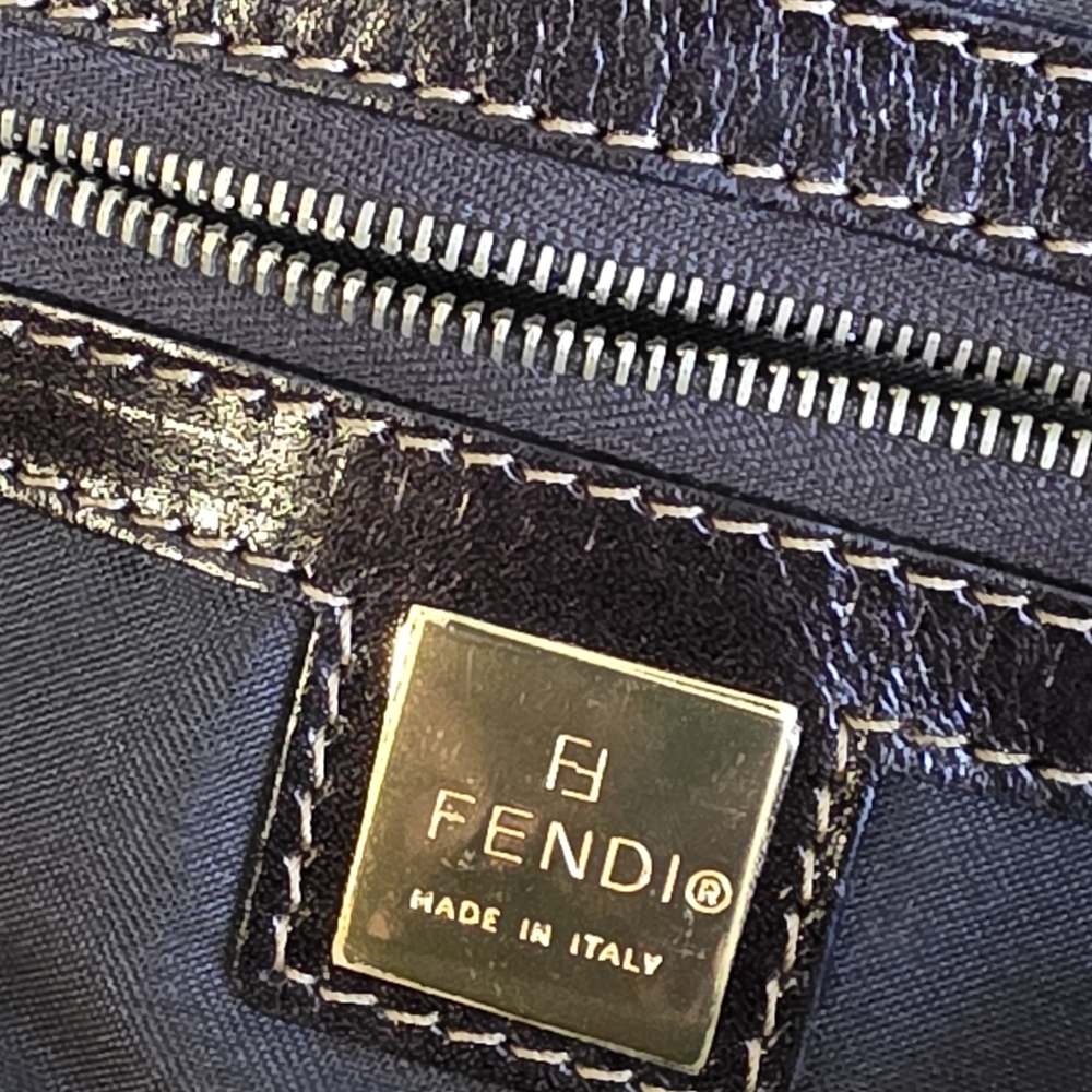 Fendi Tan and Brown Monogram Duffel Bag - Picture 8 of 9